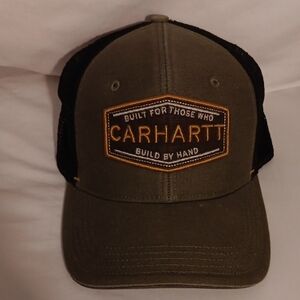 CARHARTT OLIVE &  BLACK MEN'S CAP